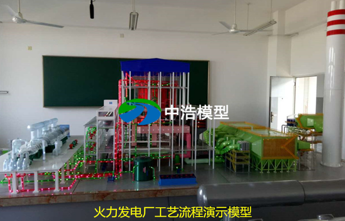 火力發電廠工藝流程演示模型